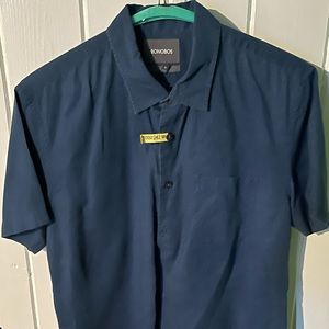 Short sleeve (partial) button down by Bonobos, size M (slim)